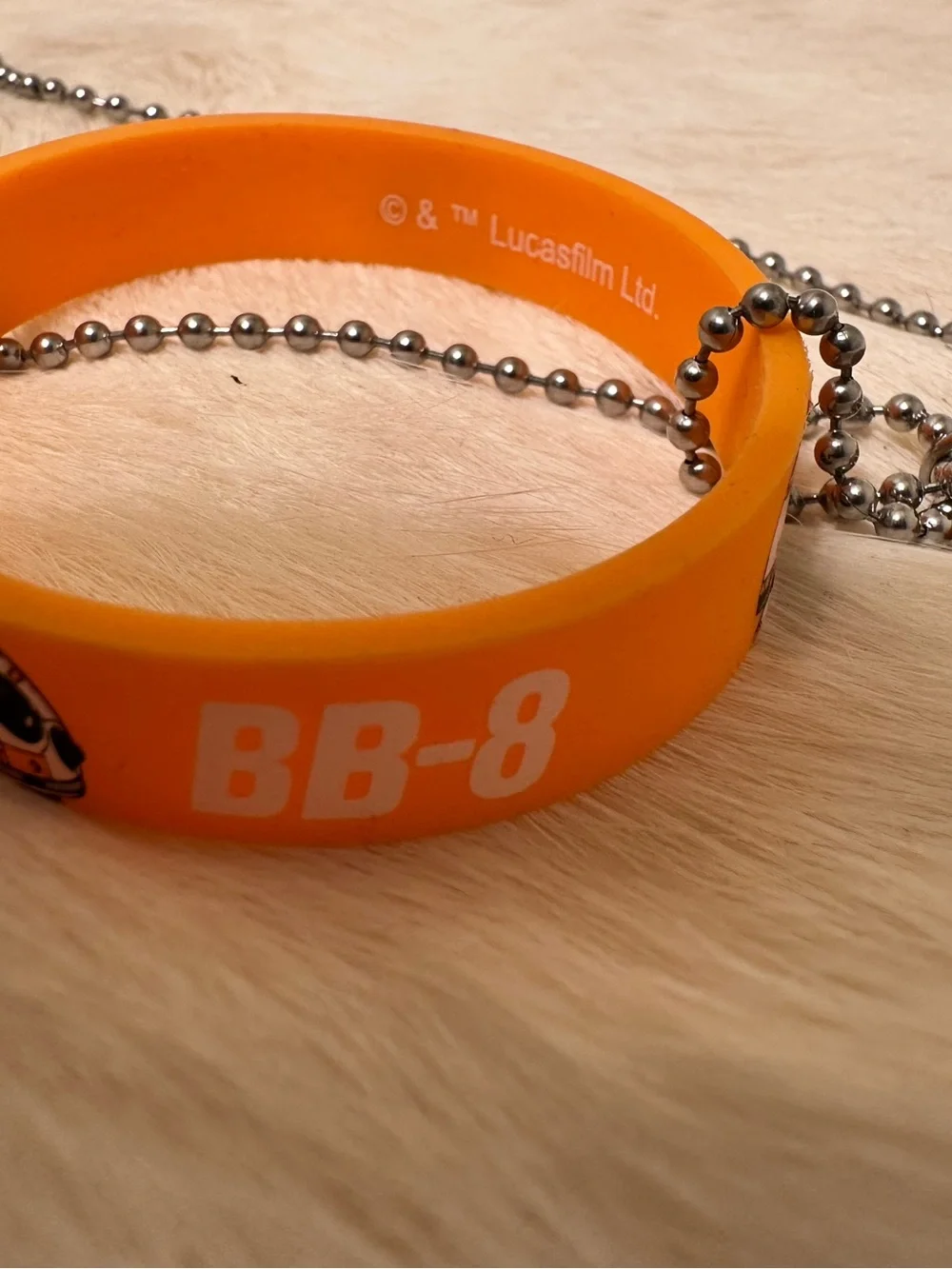 Star Wars Orange BB-8 Kids Necklace and Bracelet Set